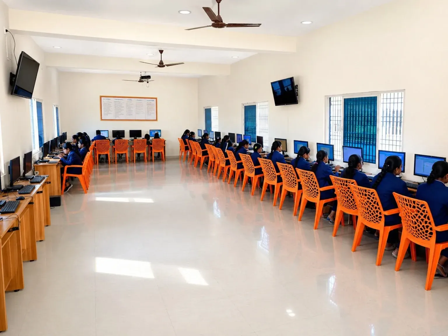 Blue Moon computer lab wide view