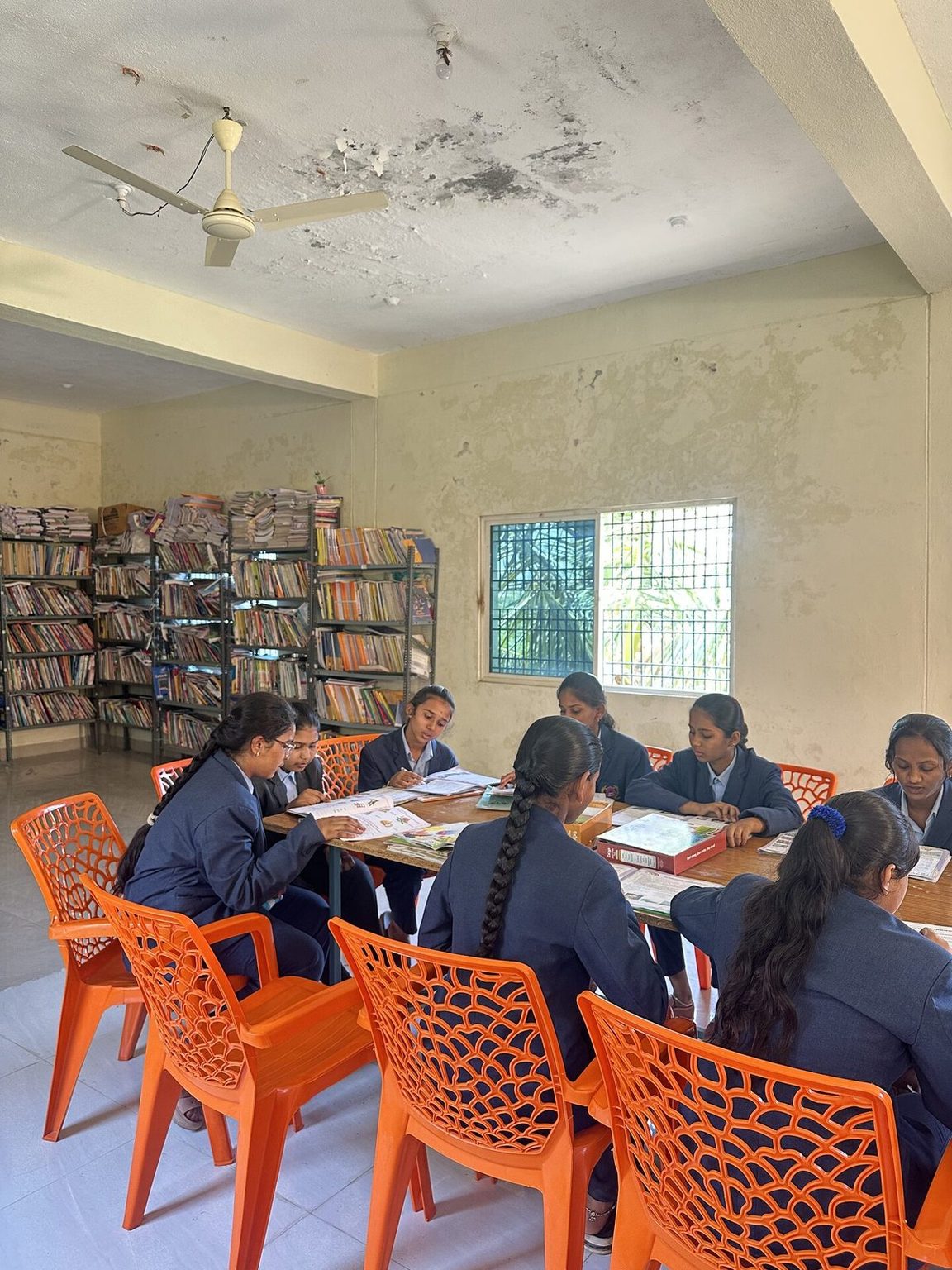 Olympiad guided practice classroom at Blue Moon